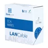 Cable de instalación de red DSIT CAT5e U/UTP con conductor macizo, 100 m, gris