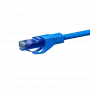 Cable de red DSIT UTP CAT6a, 100 % cobre, azul, 0,25 m (DC-U6A4-002)
