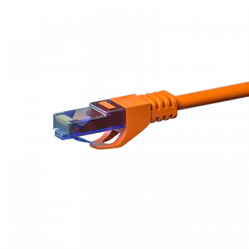 Cable de parcheo DSIT CAT6a U/UTP 100% cobre, 1,5 m, naranja