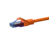 Cable de parcheo DSIT CAT6a U/UTP 100% cobre, 1,5 m, naranja
