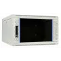 DSIT DS6604W armario de servidor de pared 4U con puerta de cristal, 600 x 600 x 280 mm, blanco