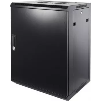 Armario de servidores de pared DSIT 12U con puerta metálica 600x600x635 mm