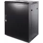 Armario de servidores de pared DSIT 12U con puerta metálica 600x600x635 mm