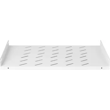 Bandeja fija de 1U DSIT para armarios de pared de 600 mm de profundidad, blanca