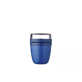 Fiambrera Lunchpot Ellipse mini azul brillante Mepal, 300+120ml