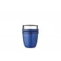 Fiambrera Lunchpot Ellipse mini azul brillante Mepal, 300+120ml