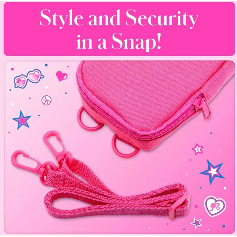 Kodak x Barbie funda blanda con cremallera y correa para colgar para Printomatic y Step Slim, rosa (RODBCMPK)