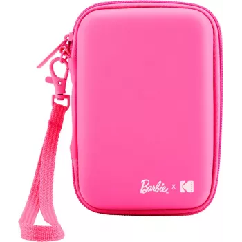 Kodak x Barbie funda protectora EVA con correa extraíble y bolsillo de malla para Printomatic y Step Slim, rosa (RODBCEPK)