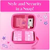 Kodak x Barbie funda protectora EVA con correa extraíble y bolsillo de malla para Printomatic y Step Slim, rosa (RODBCEPK)