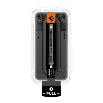 Spigen Glas.tR EZ Fit Pro pack de 2 protectores de pantalla de cristal templado para Samsung Galaxy A27 5G - transparente