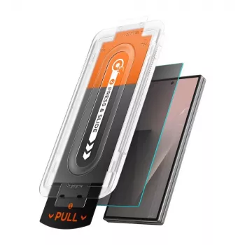 Spigen Glas.tR EZ Fit Pro pack de 2 protectores de pantalla de cristal templado con filtro de privacidad ultra para Samsung Galaxy Z Fold 7 / 8 pantalla principal
