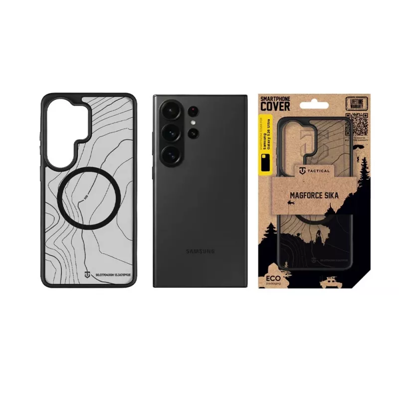 Tactical funda trasera MagForce Hyperstealth Sika para Samsung Galaxy S26 Ultra - asfalto