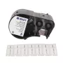 BRADY BMP51/BMP53/M511 etiquetas FreezerBondz - 25,40 mm x 12,70 mm, blanco, mate, acrílico permanente, 2500 etiquetas/rollo (B-490)
