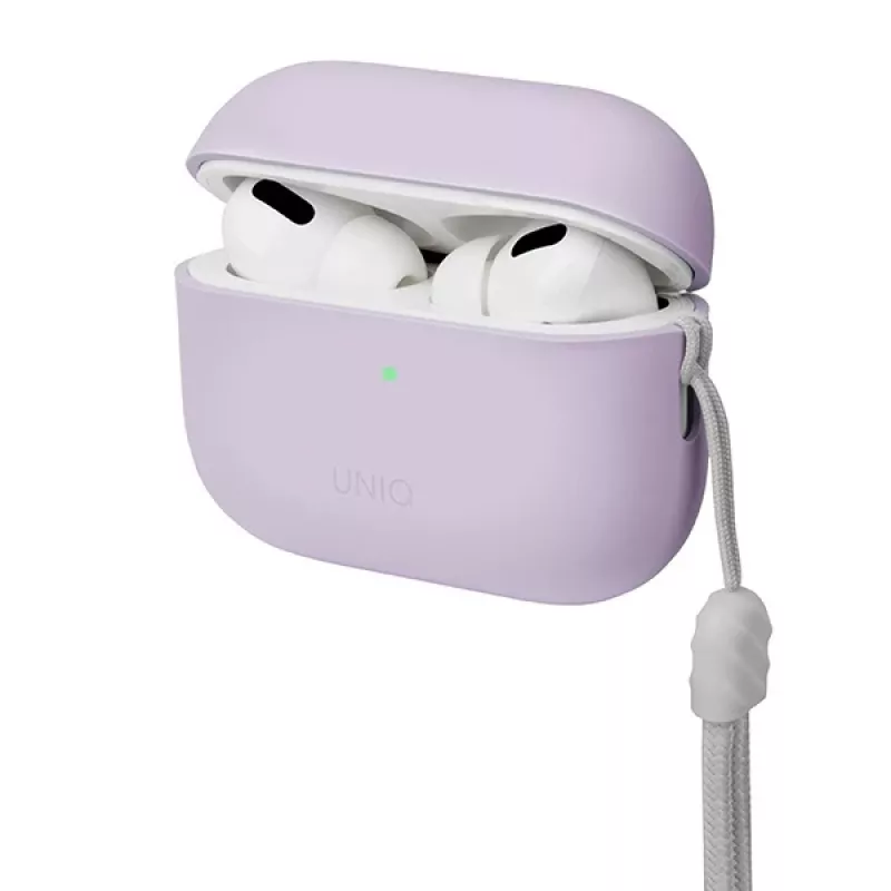 UNIQ Lino funda de silicona para AirPods Pro 2.ª generación - lila lavanda