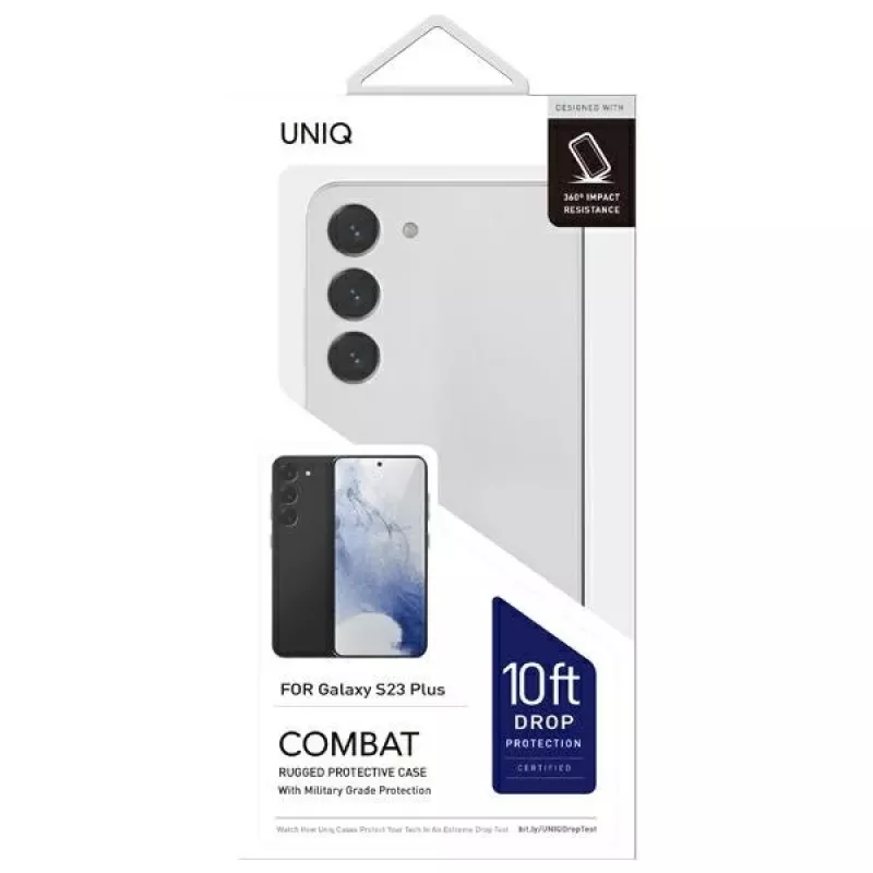 UNIQ Combat funda para Samsung Galaxy S23+ Carbon Black