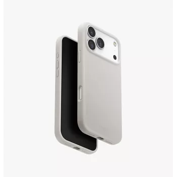 UNIQ Lino MagClick funda de carga para iPhone 17 Pro Max - gris claro