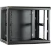 DSIT DS6409 armario de servidor de pared 9U con puerta de cristal, 600x450x500 mm, Negro