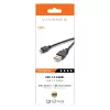 Vivanco VVITUSBAMICB10MK cable USB 2.0 Type-A a Micro-B, 1 m, Negro