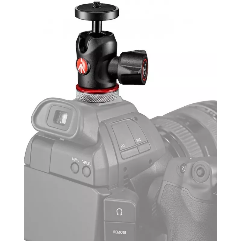 Manfrotto MH492LCD-BH rótula de bola para zapata de flash de cámara, Negro