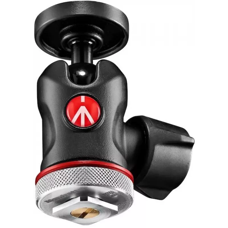 Manfrotto MH492LCD-BH rótula de bola para zapata de flash de cámara, Negro