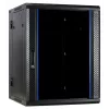 DSIT DS6615-DOUBLE armario de servidor de pared reversible con puerta de cristal, 600 mm de ancho