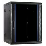 DSIT DS6615-DOUBLE armario de servidor de pared reversible con puerta de cristal, 600 mm de ancho