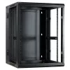 DSIT DS6615-DOUBLE armario de servidor de pared reversible con puerta de cristal, 600 mm de ancho