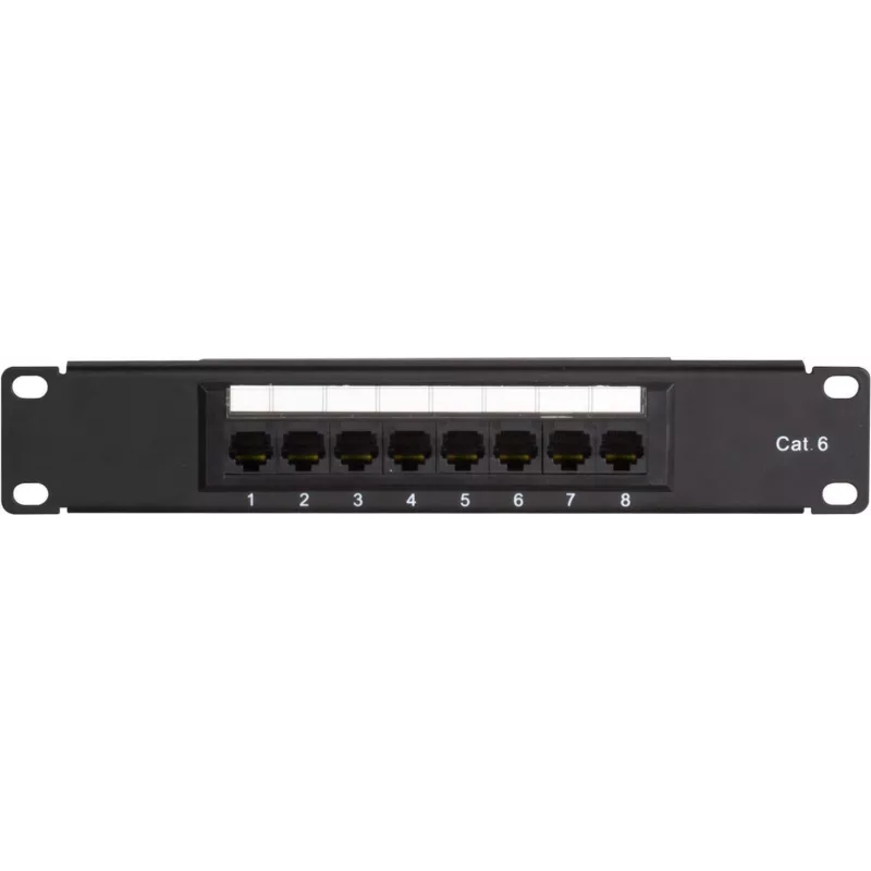 DSIT DS-10Patch6-8UTP panel de parcheo UTP CAT 6 de 10 inch y 8 puertos