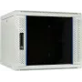 DSIT DS6609W armario de servidor de pared 9U con puerta de cristal, 600x600x500 mm, Negro