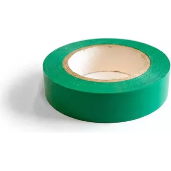 Cinta aislante de PVC DSIT DC-Tape-Green 19 mm x 10 m verde
