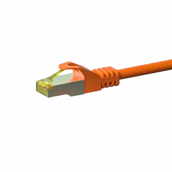 Cable de parcheo de red Cat.7 S/FTP PiMF RJ45 DSIT, 30 m, naranja