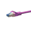 DSIT CAT 6a LSOH S/FTP Cable de conexión de red 1,5 m Rosa