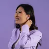 JLab Go Pods ANC Auriculares True Wireless, cancelación activa de ruido, Bluetooth 5.2, protección al agua IPX4, 32 horas de reproducción total, control táctil, Lila
