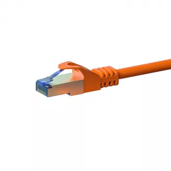 DSIT CAT 6a S/FTP LSOH Cable de conexión de red, 20m, Naranja, 10 Gbps, 500 MHz, RJ45