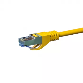 DSIT CAT 6a Cable de red LSOH - S/FTP - 50 metros - Amarillo (DC-6A7-500)