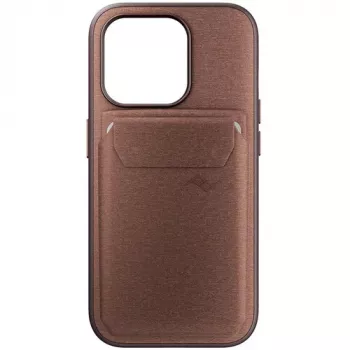 Peak Design Mobile Wallet SlimLink Soporte magnético para tarjetas con pie para MagSafe, Adobe Red