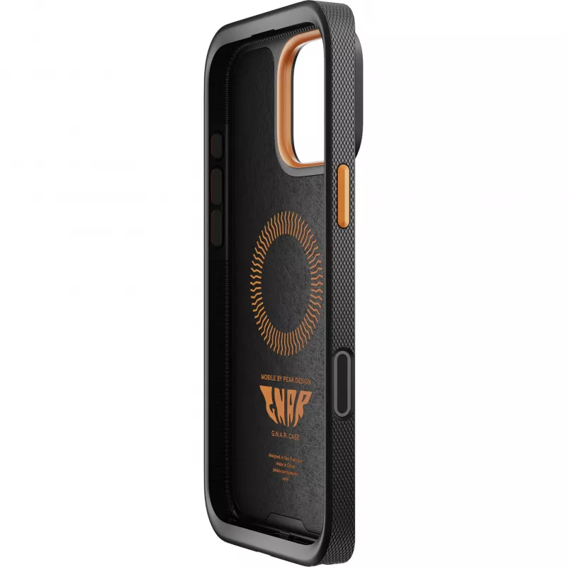 Funda Peak Design Mobile GNAR para Apple iPhone 16 Pro Max, negra (M-MX-BV-BK-1)