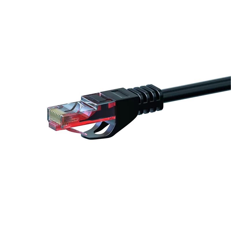 DSIT Cable de red CAT6 U/UTP, 5 m, Negro, 100% cobre (DC-60-050)