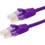 Cable de red DSIT DC-68-075 CAT6 U/UTP, 7,5 m, violeta, 100 % cobre