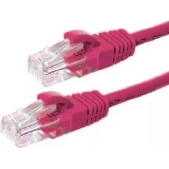 DSIT Cable de red Ethernet CAT6 U/UTP, 10 m, Rosa, 100% cobre, RJ45, 1 Gbit/s, 250 MHz