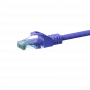 DSIT cable de red CAT 6 U/UTP, 0,5 m, violeta, CCA, conector macho RJ45 a conector macho RJ45, Gigabit Ethernet