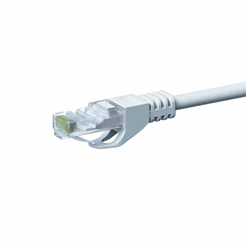 DSIT cable de parcheo de red CAT 5e U/UTP, 1 m, blanco, CCA, RJ45