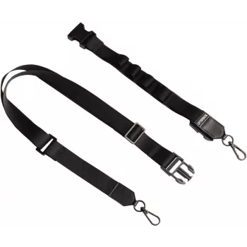 OtterBox correa cruzada 2 en 1 con sujeción para lanyard - negro