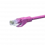 DSIT cable de parcheo de red CAT 5e U/UTP, 5 m, RJ45, rosa, CCA