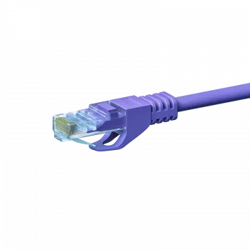 DSIT cable de parcheo de red CAT 5e U/UTP, 7,5 m, violeta, CCA, RJ45, Gigabit Ethernet