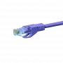 DSIT cable de parcheo de red CAT 5e U/UTP, 7,5 m, violeta, CCA, RJ45, Gigabit Ethernet