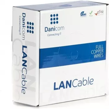 DSIT DANICOM CAT5E UTP 50m PVC Fca Cable de red DC-UTP5E-50-FCA