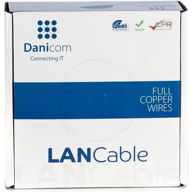 DSIT DANICOM CAT5E FTP 100m Cable de red flexible PVC (Fca) - DC-FTP5E-100-FCA
