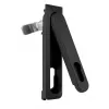 DSIT DS-EUROLOCK Cerradura de medio cilindro perfil europeo para armarios de servidores, niquelada, con llave distinta, 2 llaves