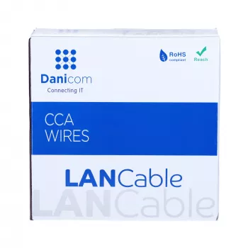 DSIT CAT5e F/UTP Cable de red con conductor sólido 100m gris